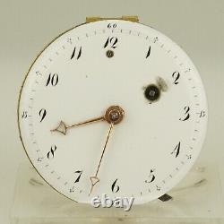 Rar! 1820 Repeater Fusee Pocket watch Movement Men's schlagwerk repetition RAR