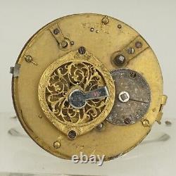 Rar LEPINE 1820 Fusee Pocket watch Movement Men's no repeater chronometer duplex