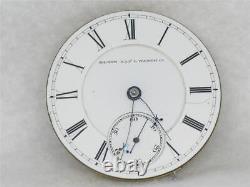 Rare 1874 B. W. Raymond Elgin National Transition Pocket Watch Movement & Dial