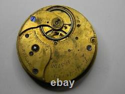 Rare 1875 (#403798) Elgin T. M. Avery Grade 59 17s Pocket Watch Movement Repair