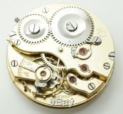 Rare 1896 IWC International Watch Co. S & Co. Pocket watch movement 12 ligne