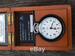 Rare 1943 Royal Navy Elgin Chronometer Deck watch hacking 581 grade movement HS3