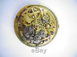 Rare 44mm Repeater antique pocket watch movement not work Repeater (Z296)