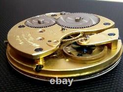 Rare! A Lange & Sohne 44mm pocket watch movement. Runs! Missing Regulator