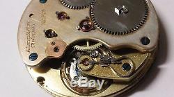 Rare! A Lange & Sohne pocket watch movement. Serial # 1826 Running