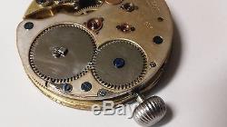 Rare! A Lange & Sohne pocket watch movement. Serial # 1826 Running