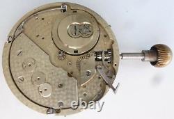 Rare Antique High Grade Swiss Pocket Watch Chronograph Movement