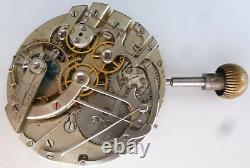 Rare Antique High Grade Swiss Pocket Watch Chronograph Movement