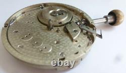 Rare Antique High Grade Swiss Pocket Watch Chronograph Movement