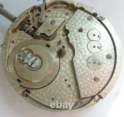 Rare Antique High Grade Swiss Pocket Watch Chronograph Movement