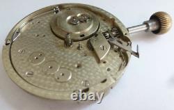 Rare Antique High Grade Swiss Pocket Watch Chronograph Movement