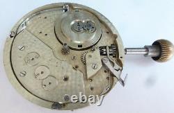 Rare Antique High Grade Swiss Pocket Watch Chronograph Movement