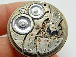 Rare Antique Illinois Grade 509 510 ARISTON pocket watch movement 21 ruby jewel