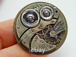 Rare Antique Illinois Grade 509 510 ARISTON pocket watch movement 21 ruby jewel