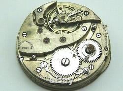 Rare Antique Pocket watch movement A Sandoz & Boucherin Jump hour pallweber