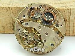 Rare Antique Pocket watch movement A Sandoz & Boucherin Jump hour pallweber