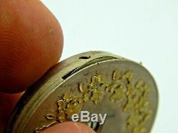 Rare Antique Pocket watch movement A Sandoz & Boucherin Jump hour pallweber