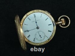 Rare Appleton Tracy 18 Size Pocket Watch Movement Fogg's Patent SCARCE