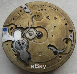 Rare Chronograph Pocket Watch movement 42,5 mm. In diameter balance Ok
