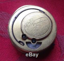 Rare Clan Farquharson Fusee Verge Pocket Watch Movement Museum Piece London