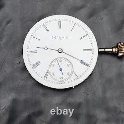 Rare Elgin 16s 17j Grade 154 Pocket Watch Movement 7000 Made Vintage