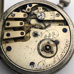 Rare For Part DENT London 412 Pocket Watch Movement Repair Not Work