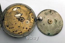 Rare For Part DENT London 412 Pocket Watch Movement Repair Not Work