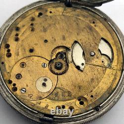 Rare For Part DENT London 412 Pocket Watch Movement Repair Not Work