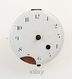 Rare French Repeating Verge Antique Pocket Watch Movement Circa 1730