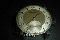 Rare High Grade 17J Jules Jurgensen Super Thin Slim Pocket Watch Movement Vtg