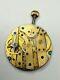Rare High Grade Wolfs Teeth Pocket Watch Movement By F. Lecluse