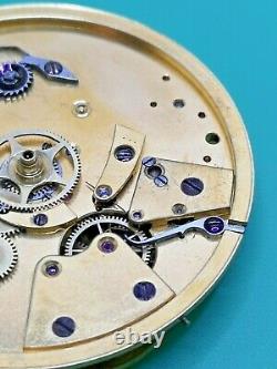 Rare Independent Dead Seconds, Dual Train, English Pocket Watch Movement (P106)