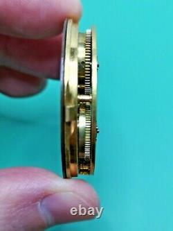 Rare Independent Dead Seconds, Dual Train, English Pocket Watch Movement (P106)