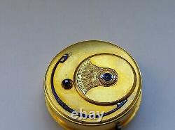 Rare Litterland Liverpool Fusee Pocket Watch Movement