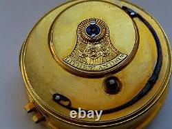 Rare Litterland Liverpool Fusee Pocket Watch Movement