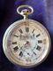 Rare Open Face Pocket Watch With Cow Fancy Dial Dial Runs Geneve Ofair