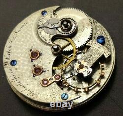 Rare Philadelphia Watch Co. High Grade E Paulus Patent pocket watch movement
