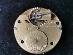 Rare S. Smith & Son, London, Certified at Kew Observatory Pocket Watch Movement