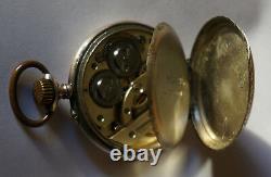 Rare! Silver 800. Very Beautiful. Pocket Watch. French LeCoultre movement