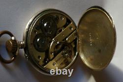 Rare! Silver 800. Very Beautiful. Pocket Watch. French LeCoultre movement