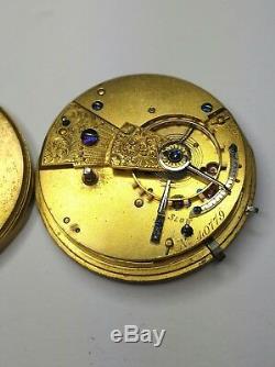 Rare Very High Quality Chain Fusee Up/Down Power Reserve Pocket Watch Movement