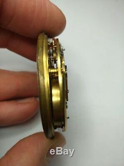 Rare Very High Quality Chain Fusee Up/Down Power Reserve Pocket Watch Movement