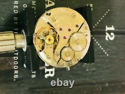 Rare Vintage 60s Benrus Bullitt men's watch, Ref 3061, Hack movement
