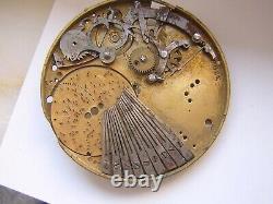 Rare Vintage Melody Pocket Watch Movement Circa 1700