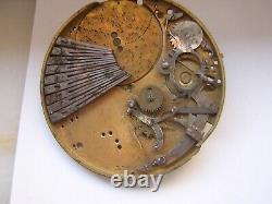 Rare Vintage Melody Pocket Watch Movement Circa 1700