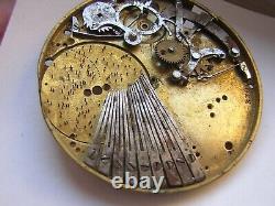 Rare Vintage Melody Pocket Watch Movement Circa 1700