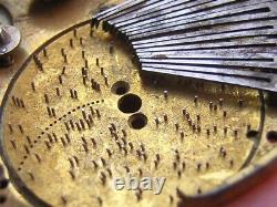 Rare Vintage Melody Pocket Watch Movement Circa 1700