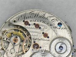 Rare Waltham Nickel & Gold 1872 Am'n Grade 16 Jewel Pocket Watch Movement