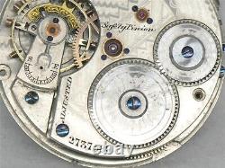 Rare Waltham Nickel & Gold 1872 Am'n Grade 16 Jewel Pocket Watch Movement