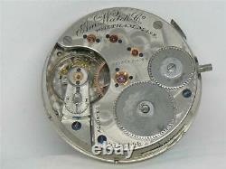 Rare Waltham Nickel & Gold 1872 Am'n Grade 16 Jewel Watch Movement & Dial, Runs